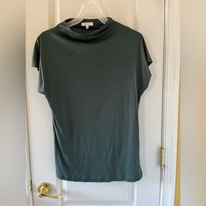 Reiss Forest Green Short Sleeve Top
